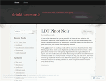 Tablet Screenshot of drinkthosewords.com